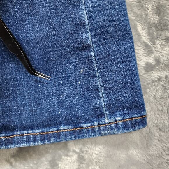 Kut From The Kloth Jeans Womens 2 Blue Ana High Rise Fab Ab Super Flare Stretch - Picture 3 of 16